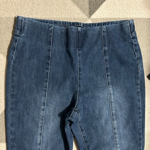 Soft Surroundings The Ultimate Denim Pull-on Skinny Jeans Women's Size M - Picture 2 of 8